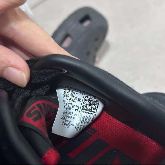 Converse Barcelona Pro Low‎ Sneakers Unisex Black/Red Men size 4 Women 5.5 - Picture 4 of 6